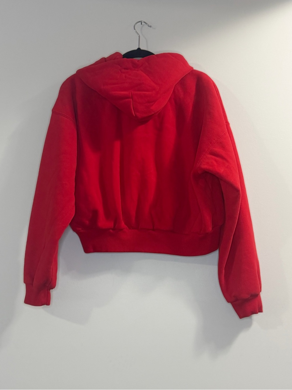 Vuori Bright Red Hoodie with Front Zip - Picture 2 of 5